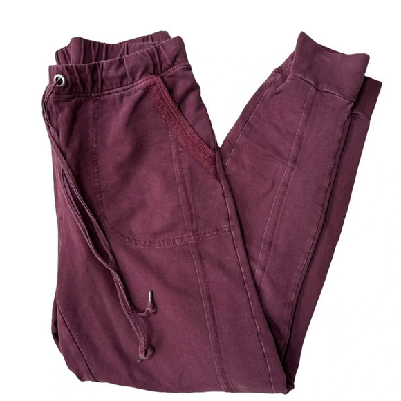 Anthropologie Pants - Anthropologie Saturday Sunday | Theo Utility Jogger Pants in Burgundy (XSmall)